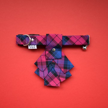 寵物聖誕樹領結項圈套組丨典雅紫