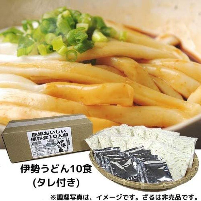 伊勢糀屋 伊勢うどん10食入 (あおさ風味タレ付き) ご自宅用