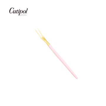 葡Cutipol GOA系列 12cm水果蛋糕迷你叉(粉紅金)【領券滿額再折千7/31止】