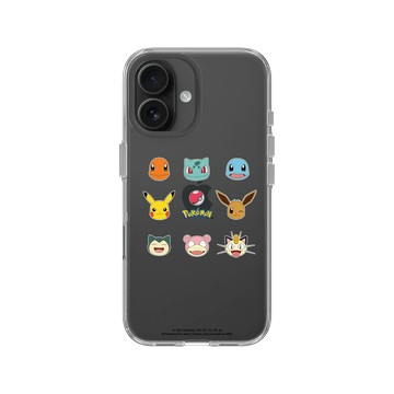 iPhone 16 Clear Case（相機按鈕） 透明 - 寶可夢 Pokemon - Sticker-寶可夢們