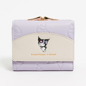 Kuromi - Arnold Palmer - 口金短夾  Playful系列 - 淡紫色