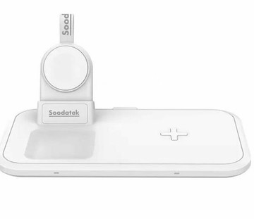 [COSCO代購6] W137371 Soodatek 3-in-1 分離式無線充電座 SHQI-PC3IN1AWC