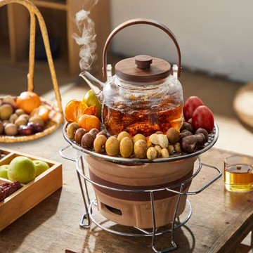 圍爐煮茶炭爐炭火茶爐家用室內器罐罐茶具戶外陶瓷茶壺烤茶紅薯