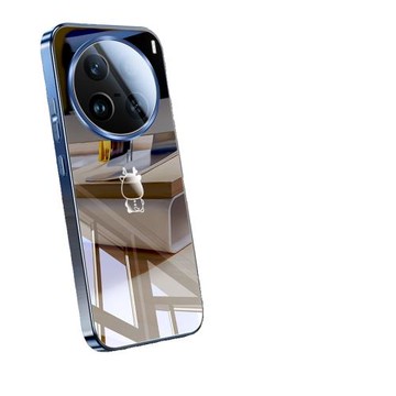 適用vivox200手機殼pro新款x100sPro電鍍鏡面玻璃X100s保護套鏡頭全包硅膠防摔ultra超薄散熱X200promini高級