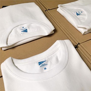 【新300g】米高格基礎款夏季寬松全棉食毛直筒厚實不透短袖T恤男