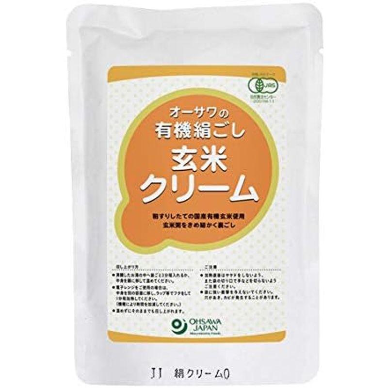 オーサワ 有機絹ごし玄米クリーム 200g 20袋