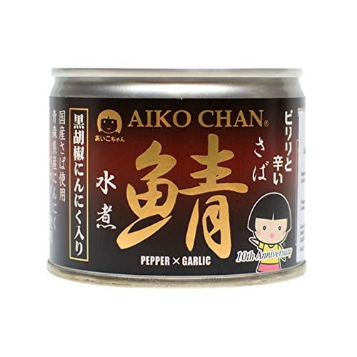 伊藤食品 美味しい鯖水煮 黒胡椒・にんにく入 190g ×4個