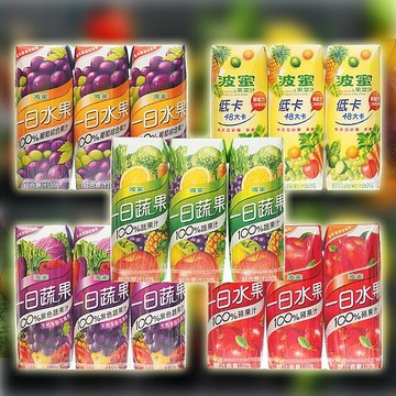 波蜜 一日蔬果100%蔬果汁／低卡果菜汁(250mlx3入) 款式可選 DS025590 早餐 下午茶 飲料