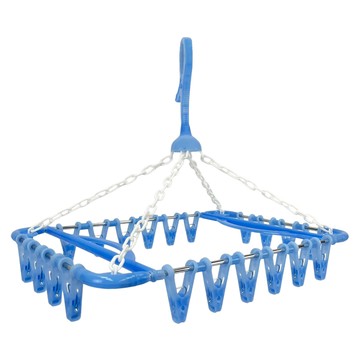 易收方型吊巾架 20夾 45cm x 32cm 耐衝擊PP樹脂  1組