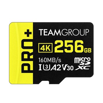 Team 256GB PRO+ microSDXC U3 A2 V30 記憶卡