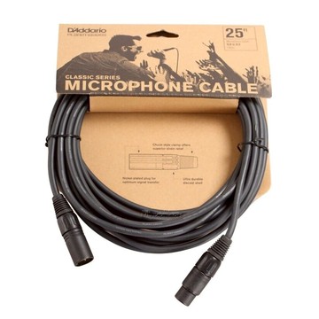 D’Addario Planet Waves Classic系列 PW-CMIC-25 25呎 麥克風導線