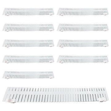 抽屜分隔板  47cm  藍色  10片