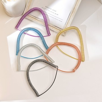 樂芙電話線髮圈2入-多款任選