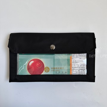 理理 liil - 透視感多功能收納袋_A5.5-黑 (單入)