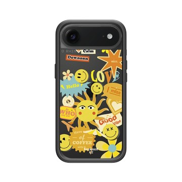 iPhone Air Mod NX -邊框背蓋組合 (相機按鈕) 黑 - Knock Knock A2Z - Yellow Lover