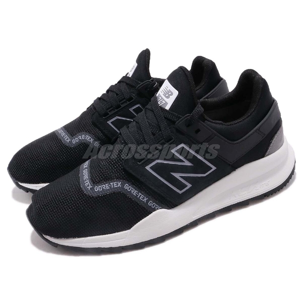 New Balance 慢跑鞋NB 247 黑灰GORE-TEX 防水鞋面止滑鞋底休閒鞋運動鞋