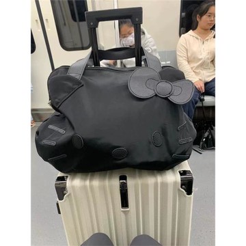 可掛行李箱包大容量短途旅行包學生住校行李包手提斜跨可套拉桿箱