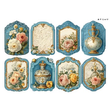 【10月新作】20-103-0256 裁切紙・拼貼素材