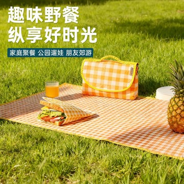 【台灣出貨】野餐地墊戶外防潮防水草坪墊子便攜式輕薄爬爬墊春遊露營踏青裝備防潮地墊  野餐地墊 戶外地墊