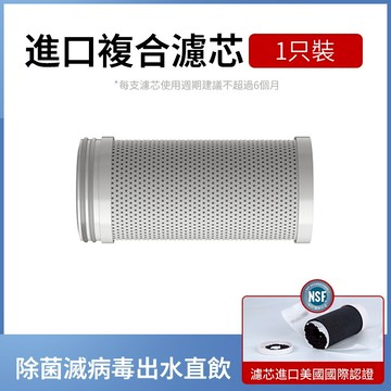 NSF進口復合濾芯 殺菌 12級過濾 滅病毒 濾芯 水龍頭濾水器替換濾芯