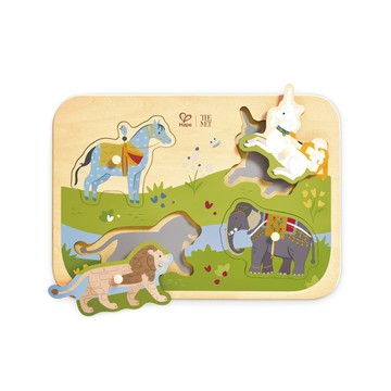 德國Hape MET造型手抓板拼圖