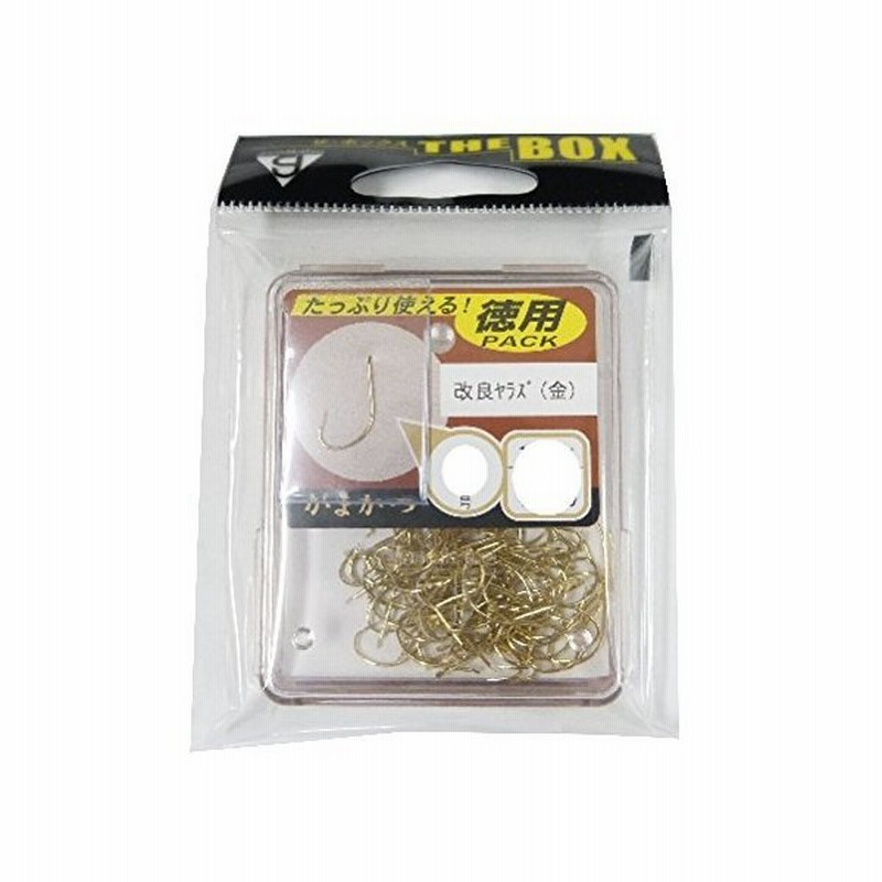 がまかつ Gamakatsu シングルフック 改良ヤラズ 金 ザ ボックス 5号 100本 金 通販 Lineポイント最大0 5 Get Lineショッピング
