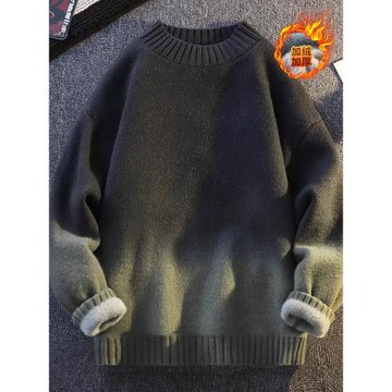 東北防寒毛衣加絨加厚保暖打底衫冬抗寒男士羊毛針織衫哈爾濱旅游