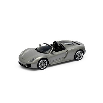【WELLY 威利】4.75吋 保時捷 Porsche 918 Spyder 經典敞篷超跑