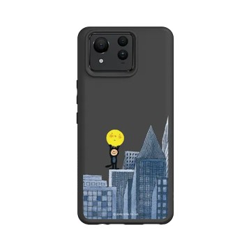 Zenfone 11 Ultra SolidSuit 黑 - 幾米 Jimmy Liao - 月亮忘記了-城市