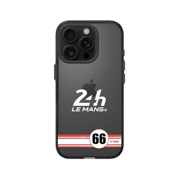 iPhone 16 Pro Clear (相機按鈕) 酷墨灰 - 24 Hours of Le Mans - Le Mans 66 Logo