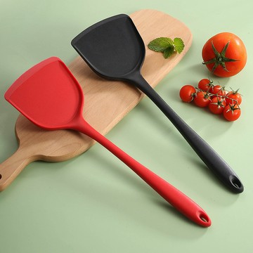精品🌸矽膠鏟不沾鍋專用鏟 家用廚具鍋鏟炒勺炒菜鏟子耐高溫護鍋鏟