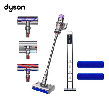 Dyson 戴森 Digital Slim Submarine SV52 輕量乾溼全能洗地吸塵器(贈收納架+碳纖維吸頭+滾筒配件2組)