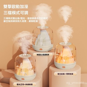 台灣出貨🔥🔥火山加濕器 香薰機 噴霧機 芳香噴霧機  芳香機 大霧量霧化香薰機室內臥室氛圍燈空氣usb加濕器 EG