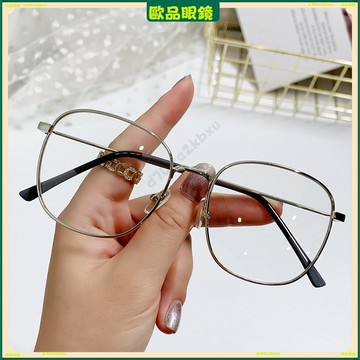 ✨近視眼鏡✨韓版時尚大框近視眼鏡 素顔大框顯臉小近視眼鏡 有度數無度數眼鏡 鍍藍膜近視眼鏡 近視眼鏡 平光眼鏡 眼鏡