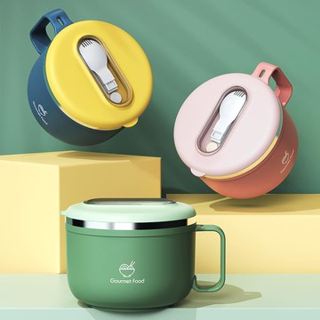 大容量保溫碗食堂專用打飯缸便當餐盒304不銹鋼上班族飯盒女學生