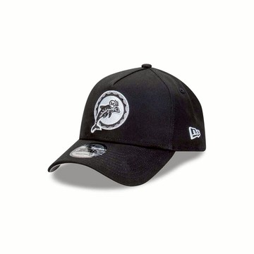 NEW ERA 男女 9FORTY AF 卡車帽 NFL CLASSIC BLACK WHITE 邁阿密海豚 黑 NE60588290