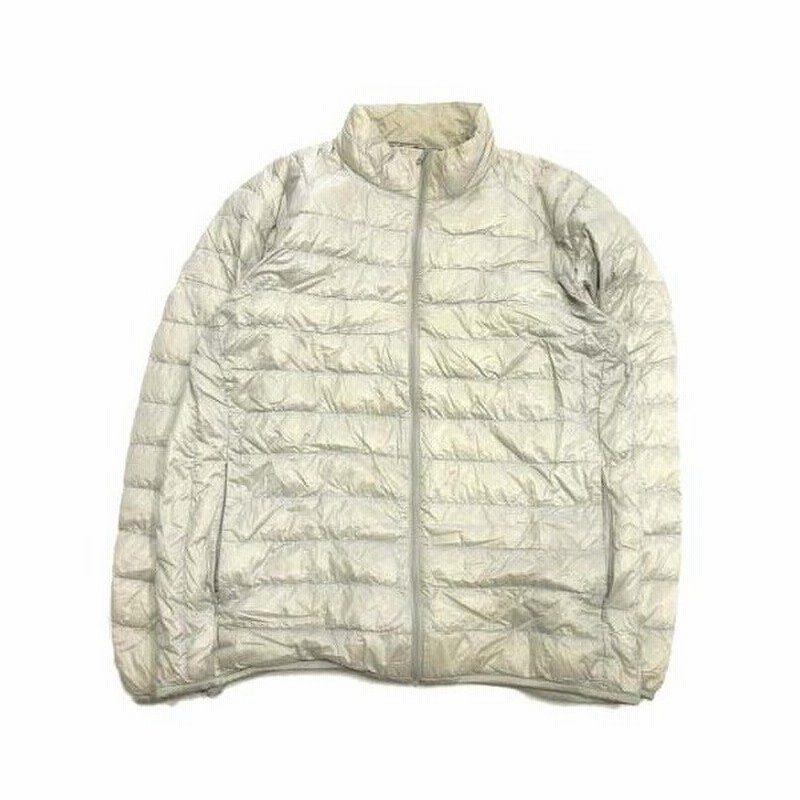 中古 ユニクロ Uniqlo ライト ダウン ジャケット ブルゾン アウター 無地 Xl 大きいサイズ グレー系 メンズ １ メンズ ベクトル 古着 通販 Lineポイント最大0 5 Get Lineショッピング