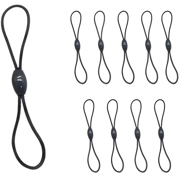 Starium 多用途8字彈力掛繩 黑色  9cm  10個