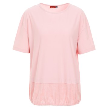 沁涼吸排假兩件上衣-蜜桃粉(女265144650)