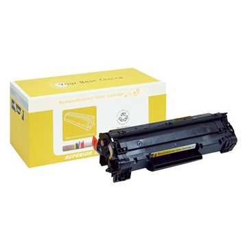 向日葵 惠普hp環保碳粉匣/CB436A/黑色