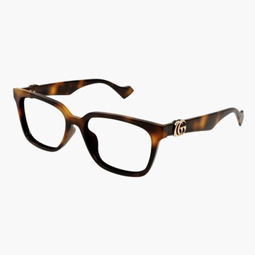【GUCCI】方形膠框光學眼鏡(GG1537OK-002 GG LOGO系列)
