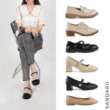 山打努SANDARU～熱銷人氣樂福鞋 牛津鞋 瑪莉珍 娃娃鞋 平底鞋(多款任選)