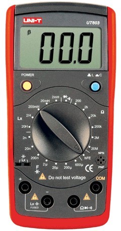 泰菱電子◆ UT603 UT-603 數位LCR錶/LCR零件測試儀㊣台灣總代理UNI-T優利德TECPEL