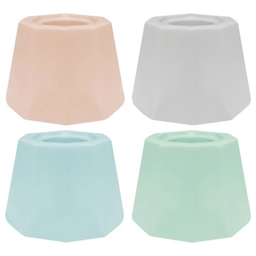 火山形珪藻土牙刷架  藍色 + 綠色 + 灰色 + 紅色  1組