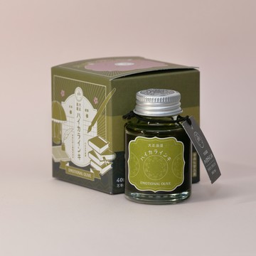 【築實精選】寺西化学 × Taisho Romantic Bottle Ink 40ml (Emotional Olive)