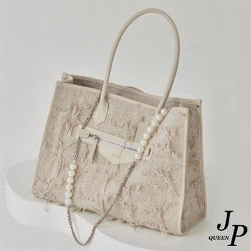 【Jpqueen】簡約布面刷破設計大容量子母手提單肩斜背包(2色2款)