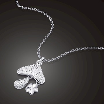 S925銀項鏈女可愛蘑菇吊墜日韓版學生簡約鎖骨鏈生女友閨蜜日禮物