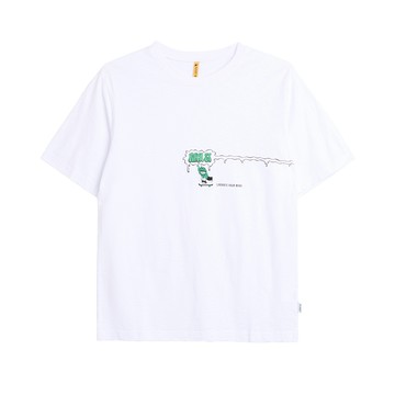 5th STREET｜男裝｜刺繡圖案設計短袖T恤｜白色