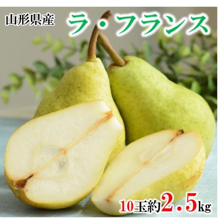 ラフランス 洋ナシ 10玉 約2.5kg 高品質 甘い 山形県産