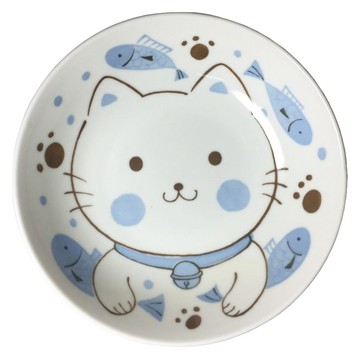 SSQ 新食器 日本叮噹貓 5吋平盤  藍色  1個  16.5cm